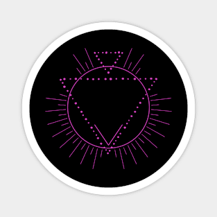 Pink Circle Magnet